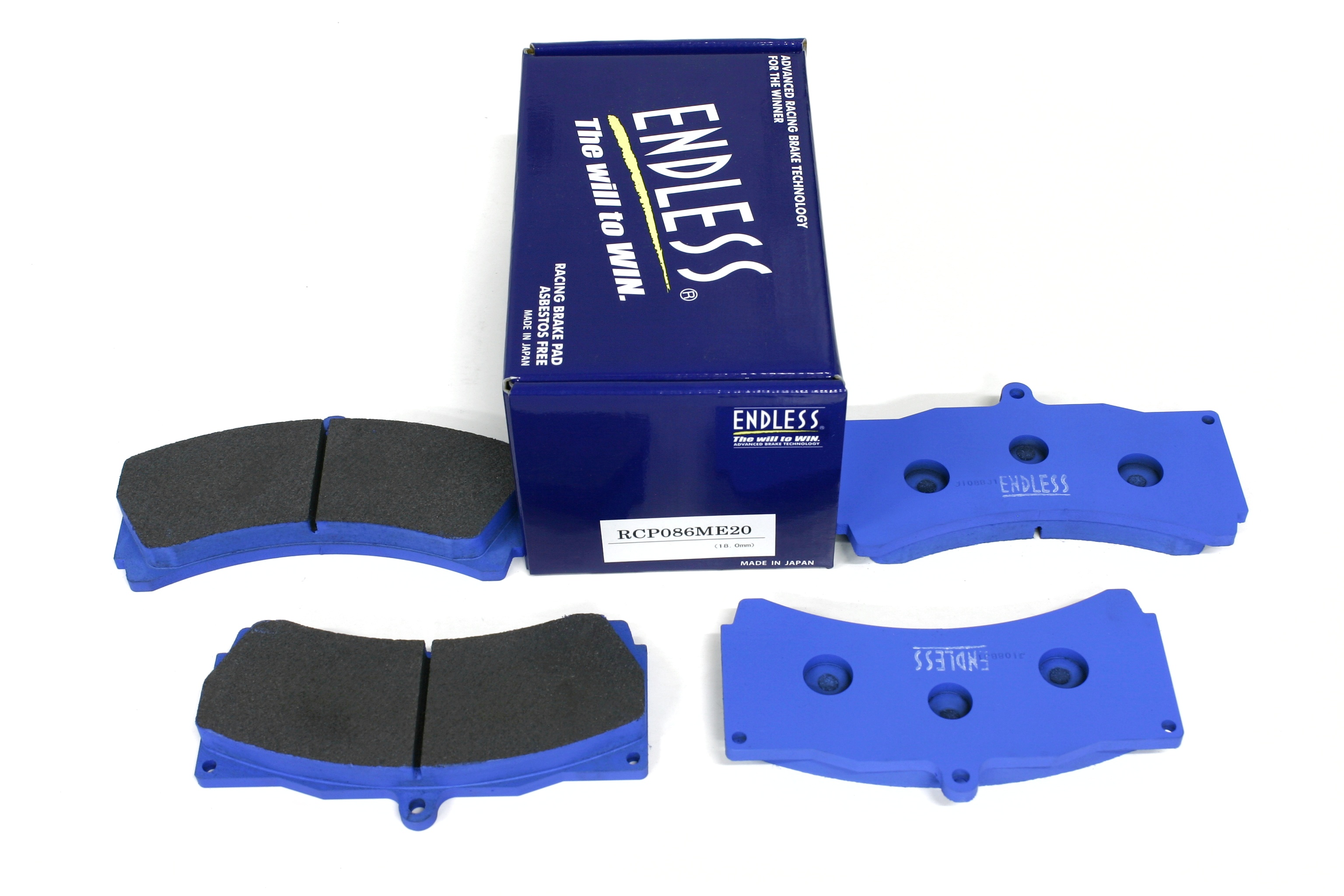 ENDLESS RCP086ME20 I 18mm Pads for calipers AP RACING CP5555